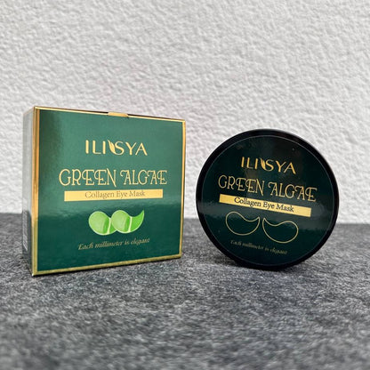 Mascarilla de Parches para Ojos con Colágeno y Alga Verde: Revela una Radiante Juventud | ILISYA