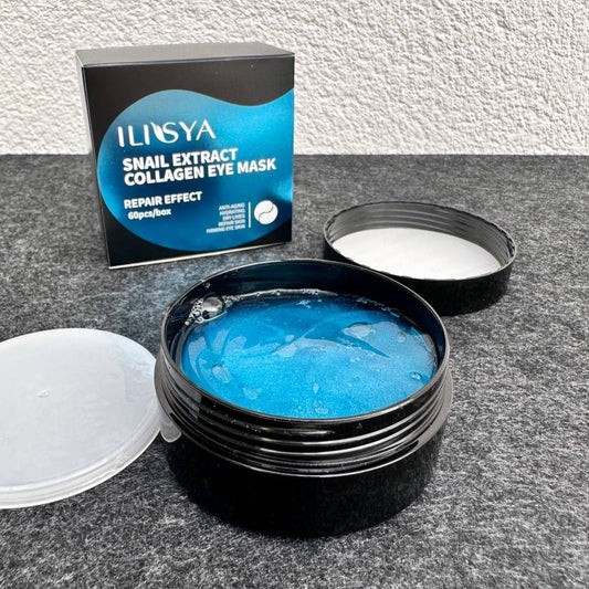 Mascarilla facial con colágeno y extracto de caracol para ojos: revela un resplandor juvenil | ILISYA